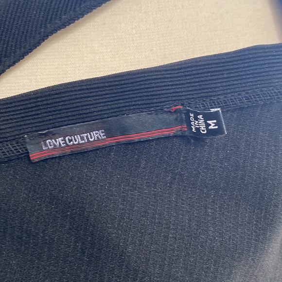 Love Culture medium zip up cropped bustier size medium - Picture 6 of 6